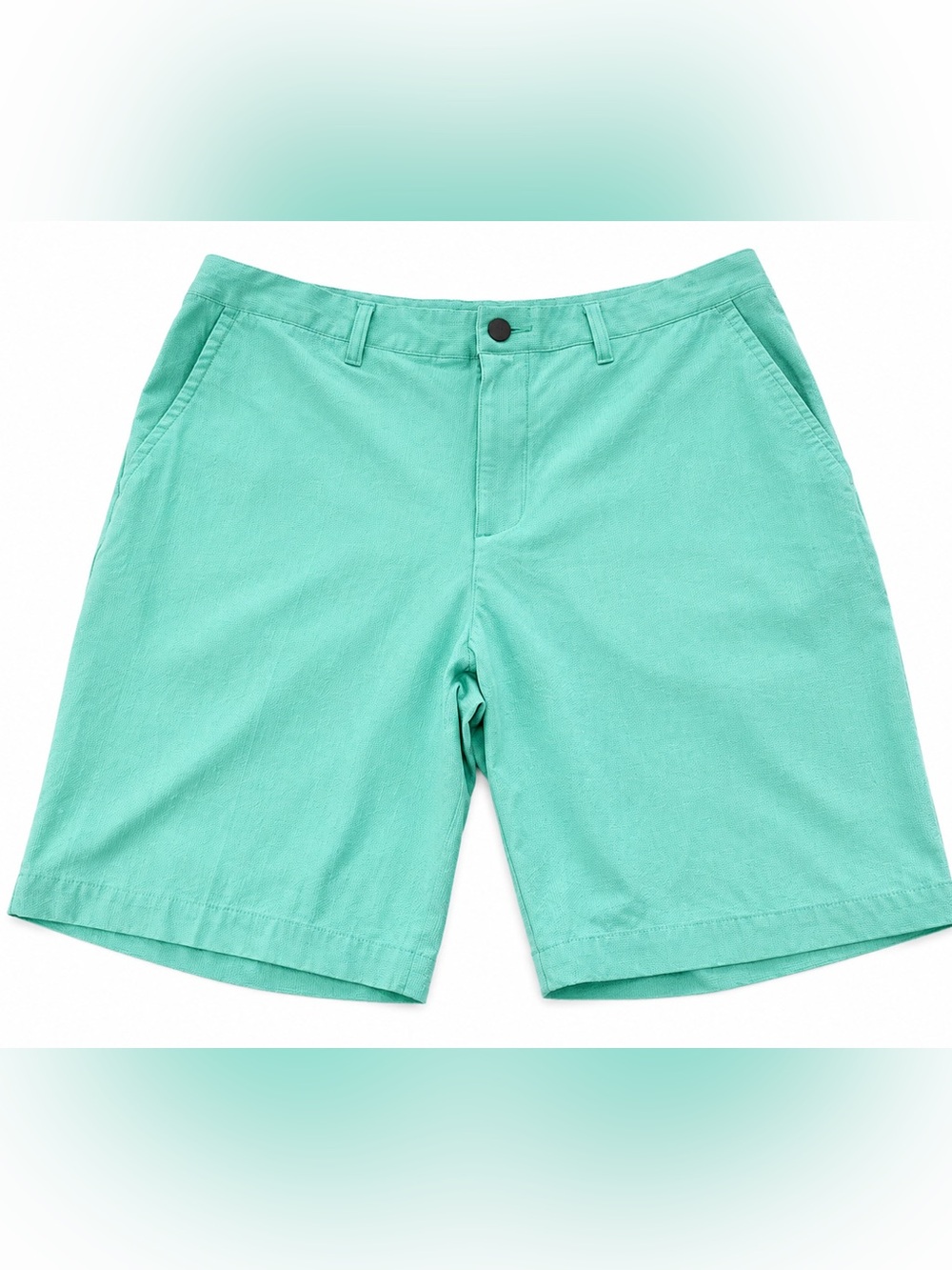 Adidas Golf Shorts Size 34 Green Textured Performance Stretch HA6221